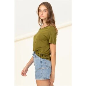 Double Zero Olive Short Sleeve Tee
